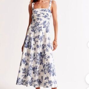 Abercrombie & Fitch Emerson Dress - Floral Blue and White Dress